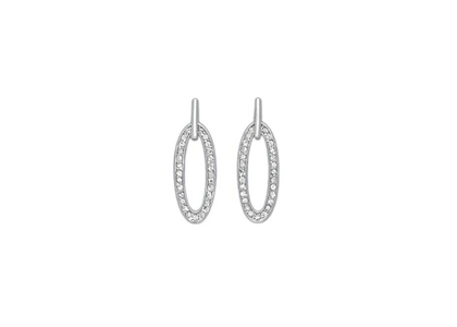 White Gold Plated | Fashion Earrings